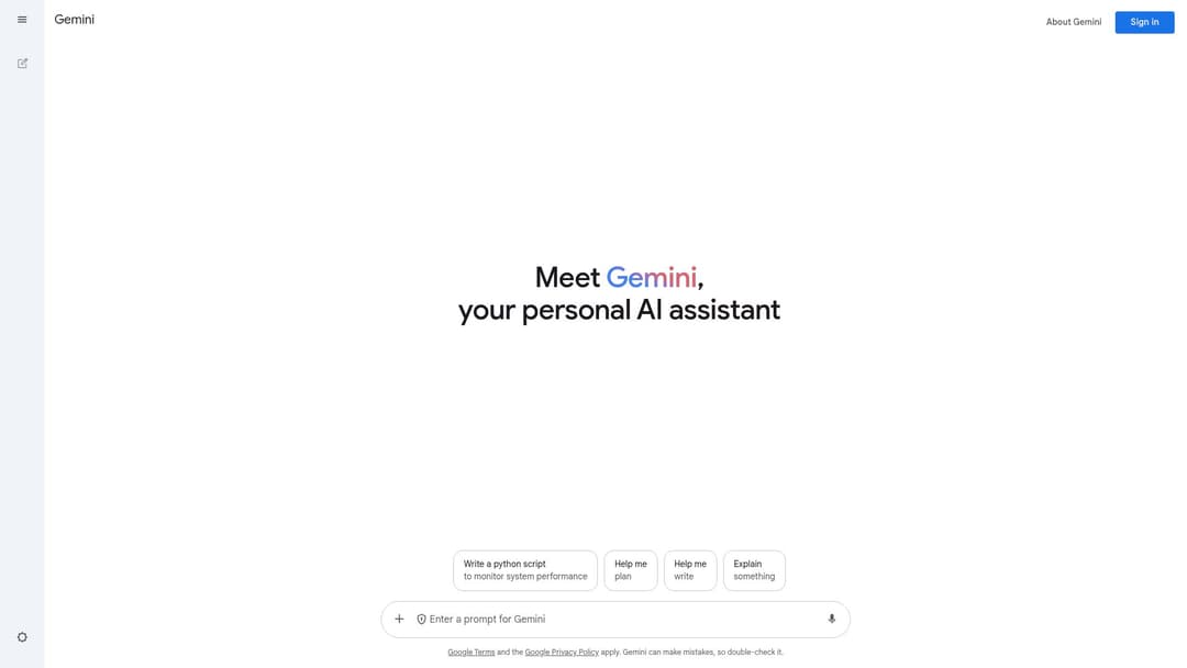 Chat with Gemini