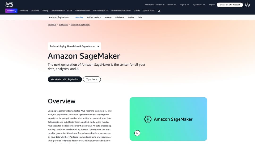 Amazon SageMaker