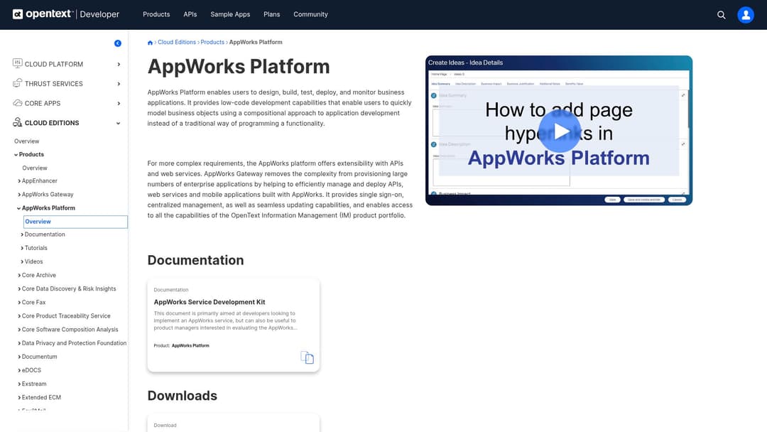 OpenText AppWorks