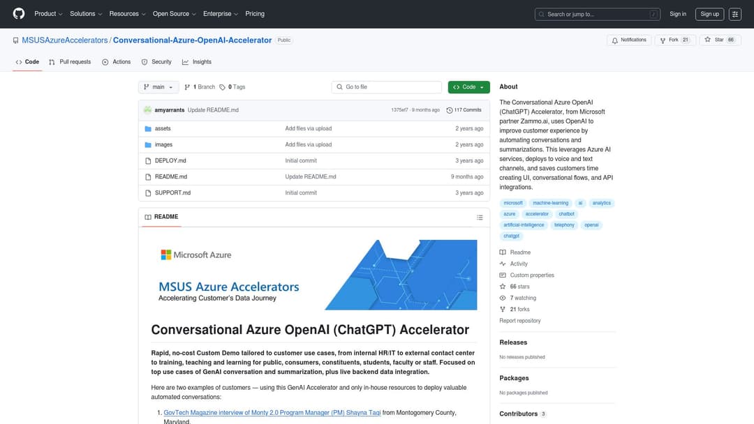MSUSAzureAccelerators/Conversational-Azure-OpenAI-Accelerator