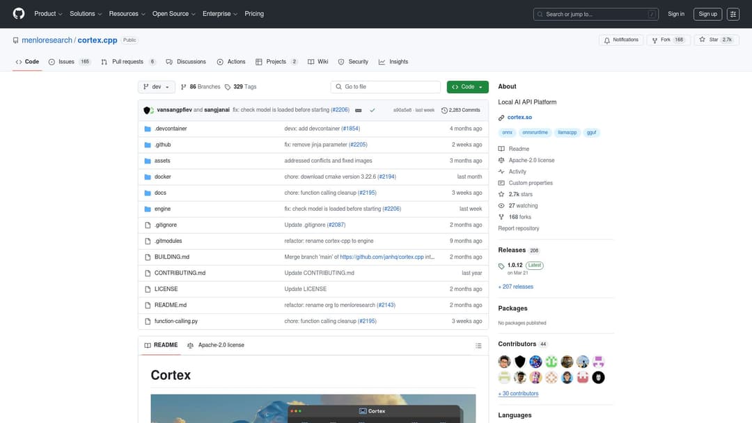 menloresearch/cortex.cpp
