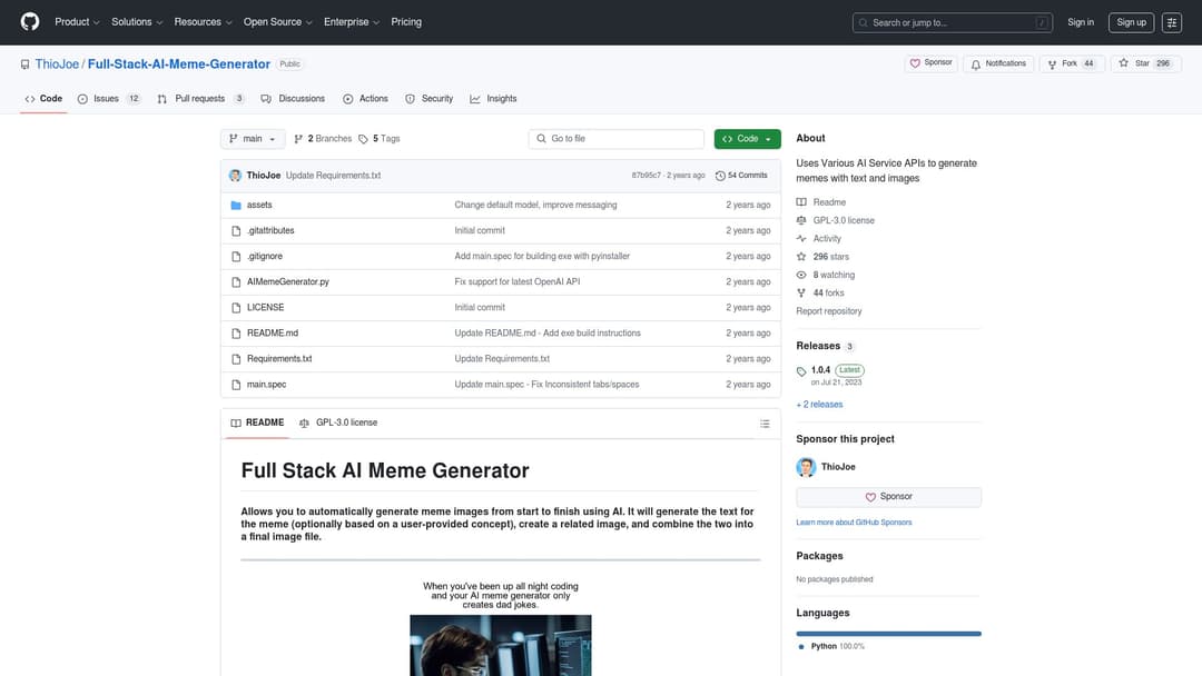 ThioJoe/Full-Stack-AI-Meme-Generator
