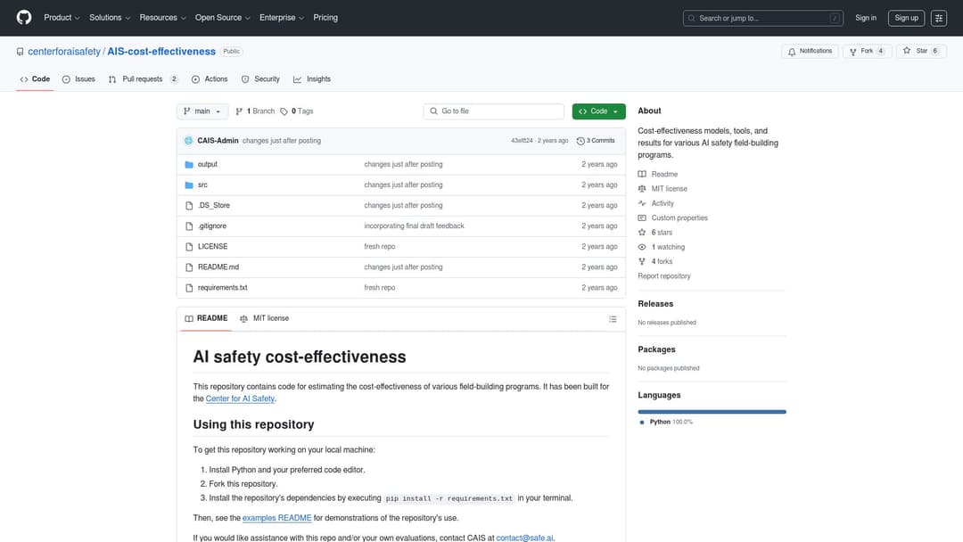 centerforaisafety/AIS-cost-effectiveness