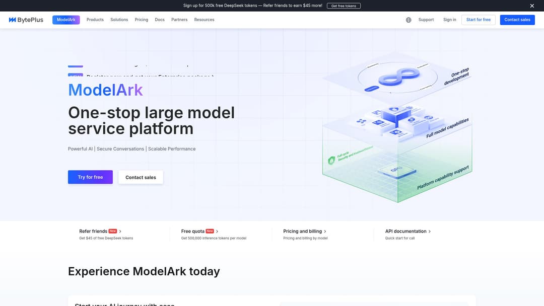 BytePlus ModelArk