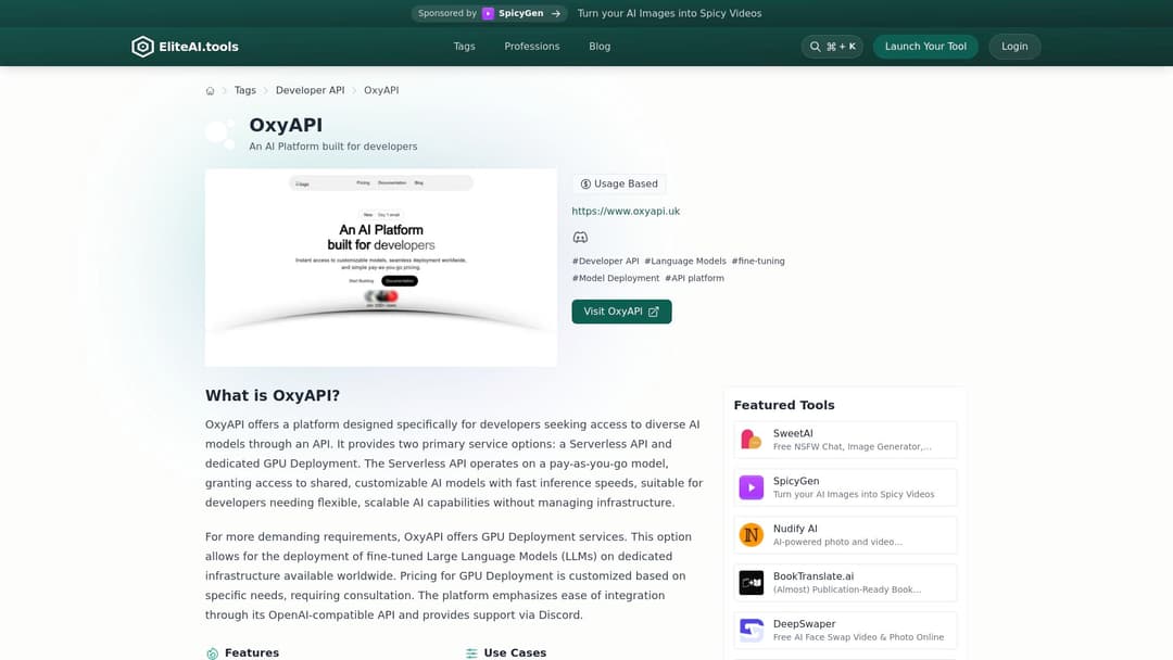 OxyAPI
