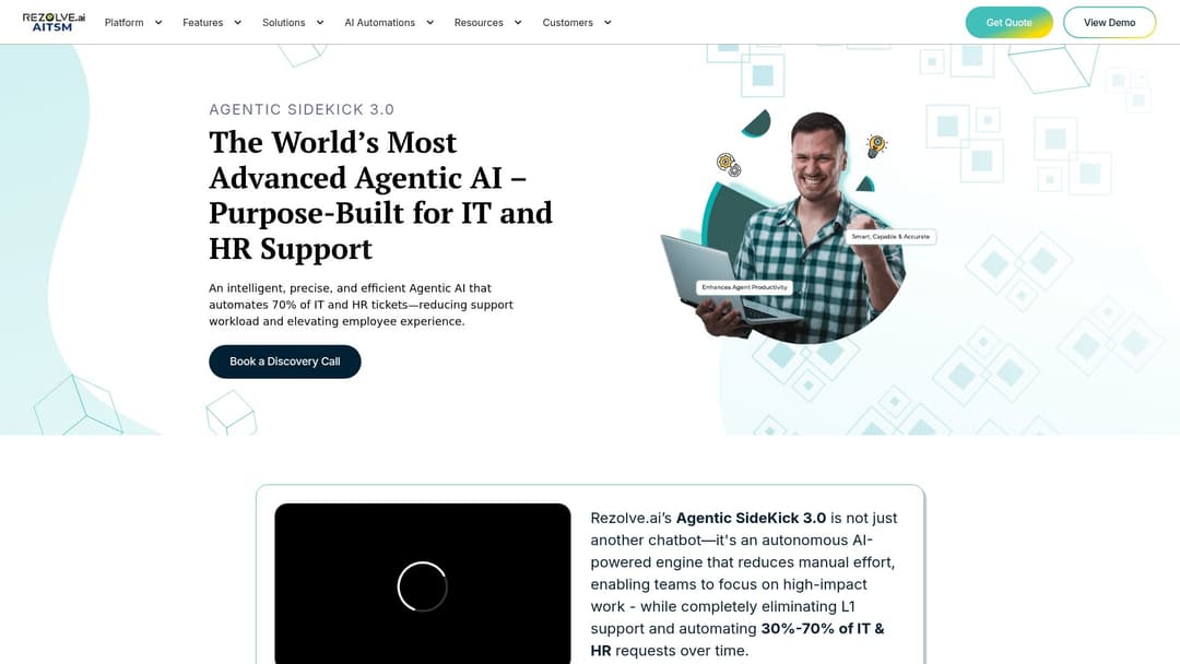 Rezolve.ai's Agentic AI Sidekick