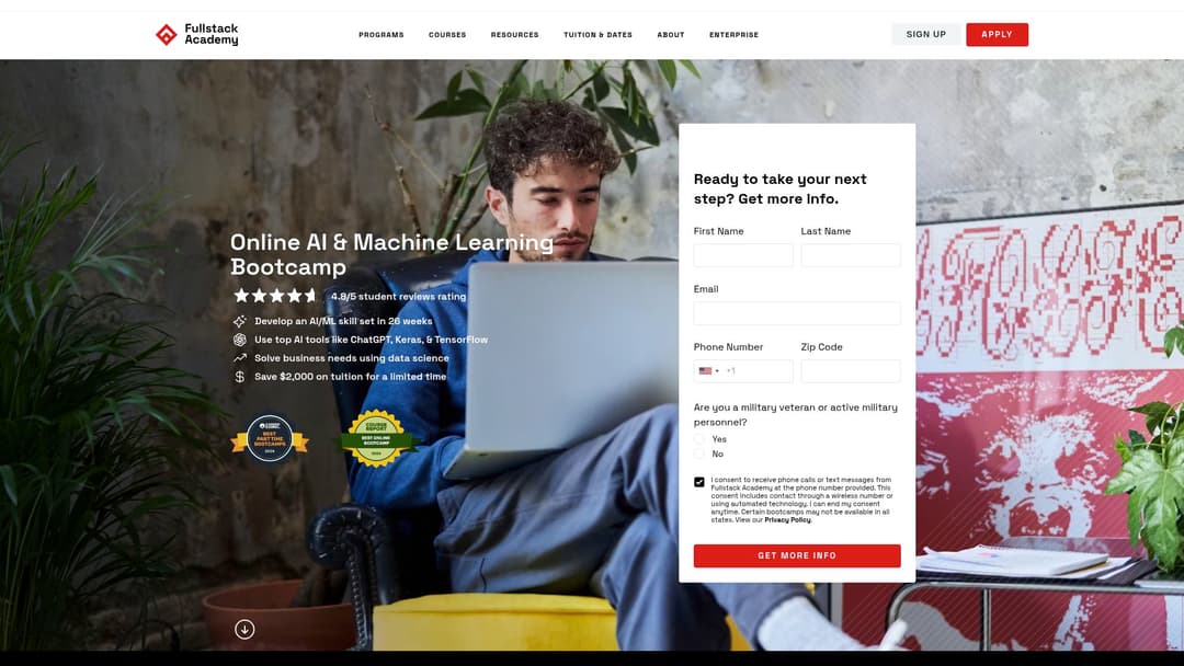 Artificial Intelligence AI & Machine Learning Bootcamp