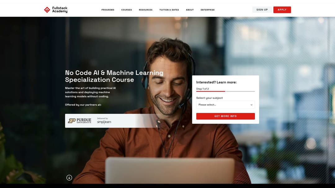 No-Code AI and Machine Learning Course