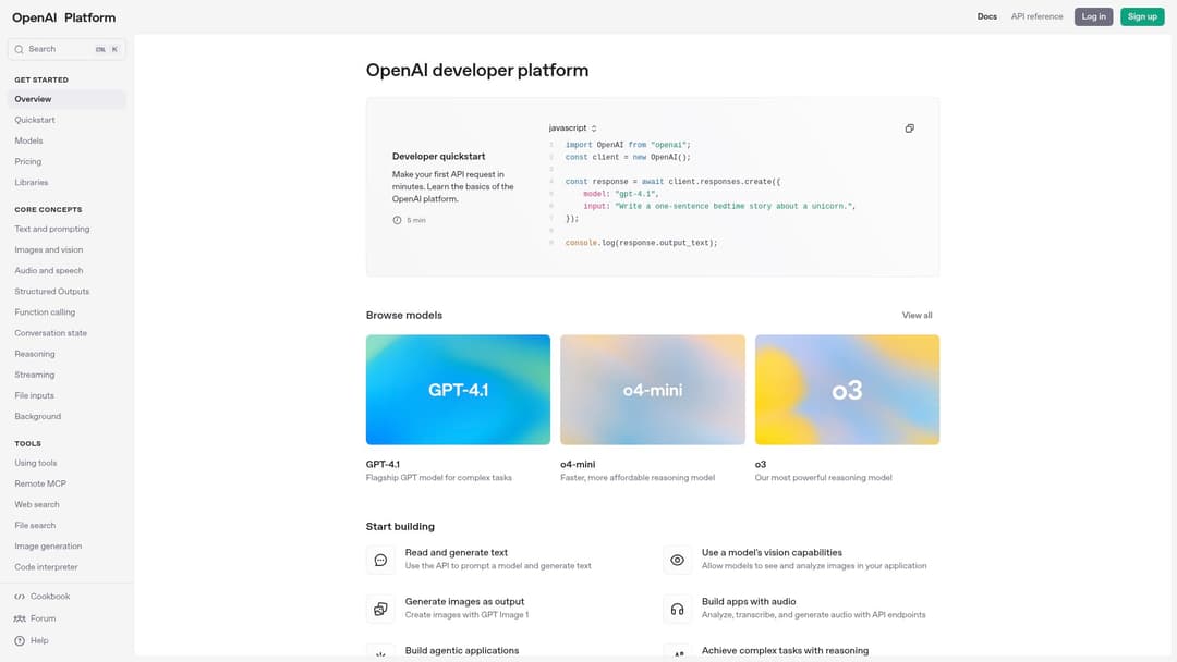 OpenAI's API