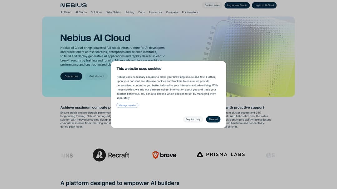 Nebius AI Cloud