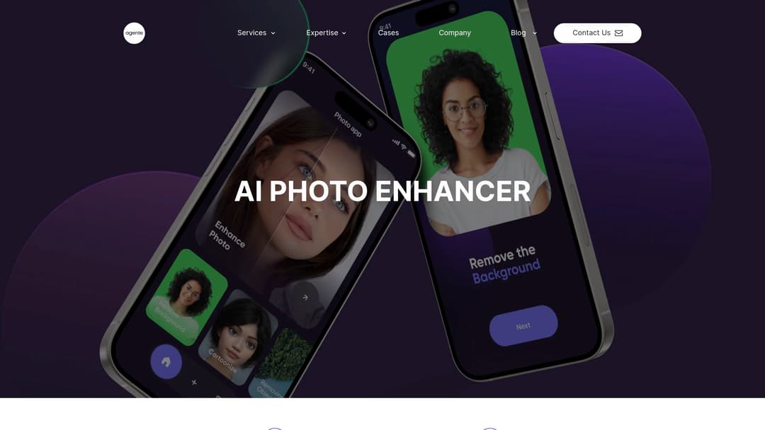 AI image enhancer