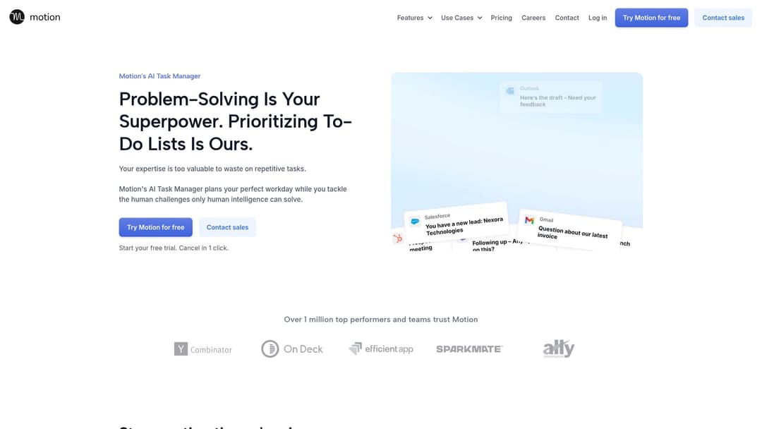 Motion AI Task Manager