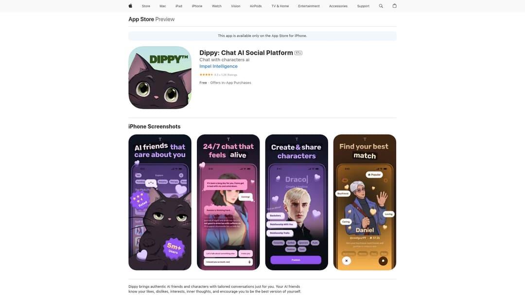 Dippy: Chat AI Social Platform