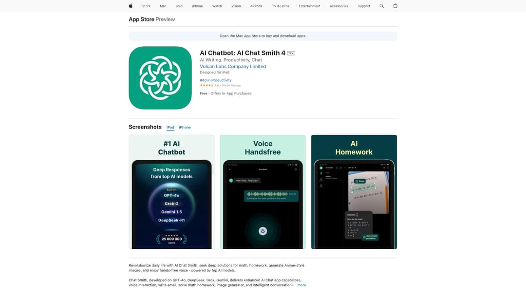 AI Chatbot: AI Chat Smith 4
