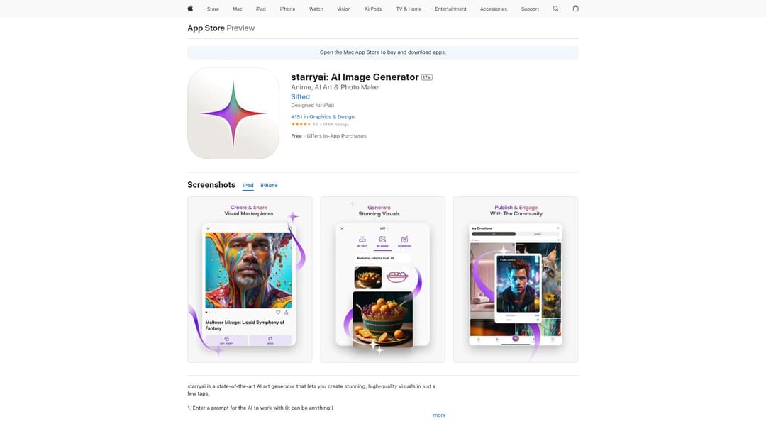 starryai: AI Image Generator
