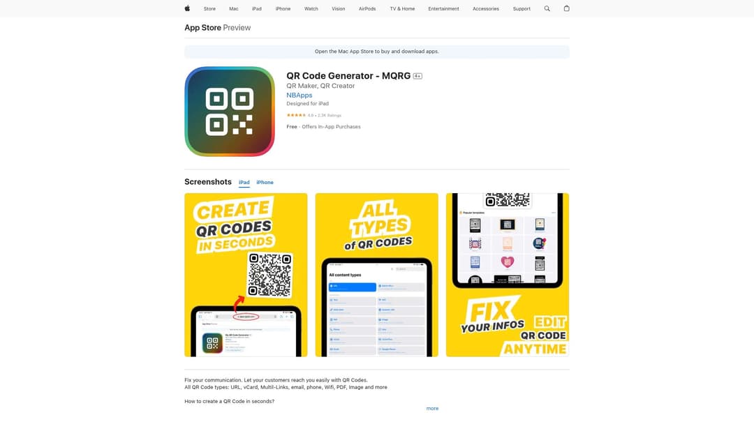 QR Code Generator - MQRG