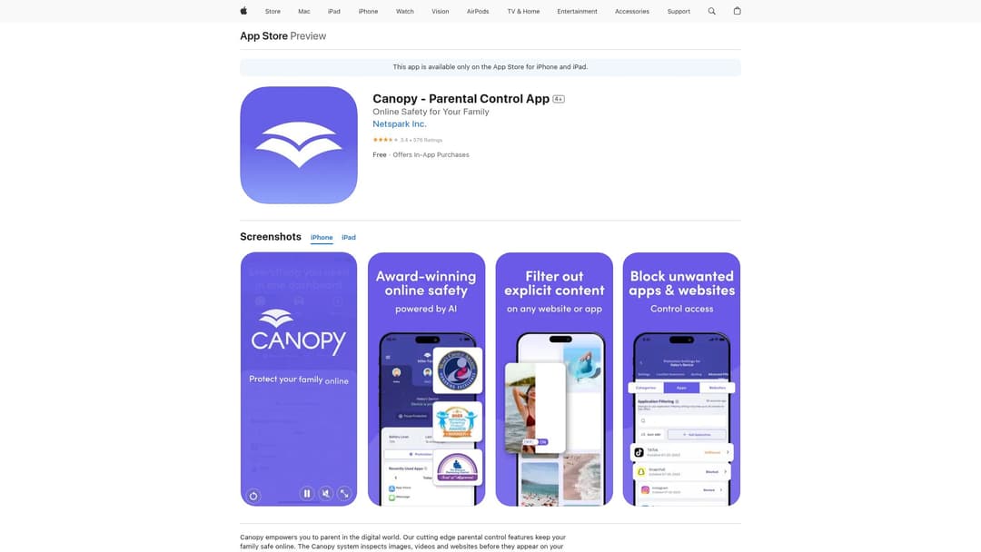 Canopy - Parental Control App