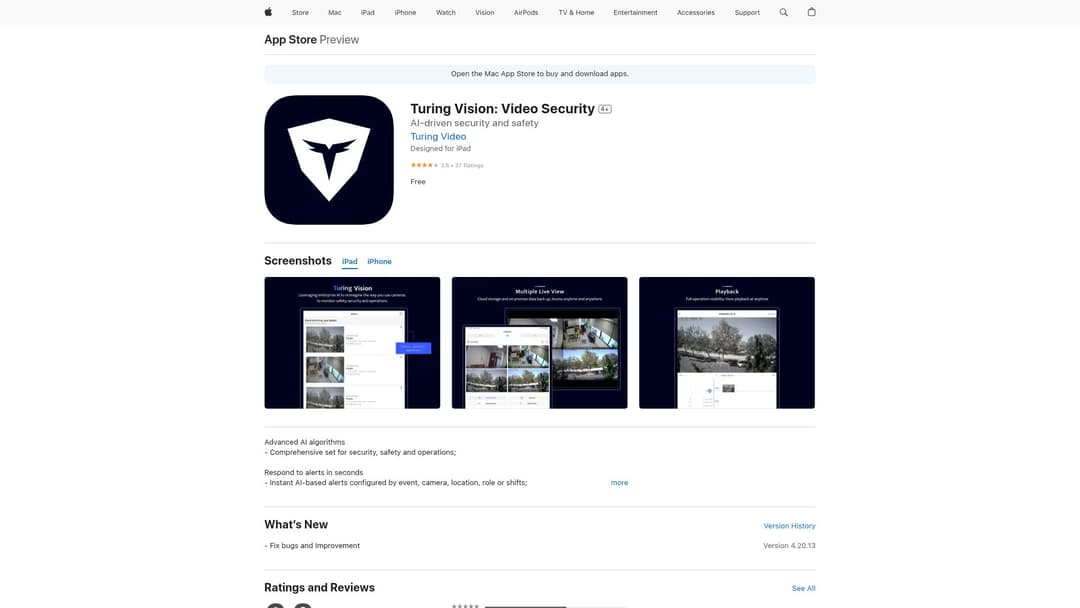 Turing Vision: Video Security