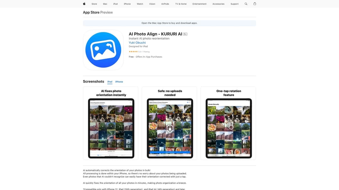 AI Photo Align - KURURI AI