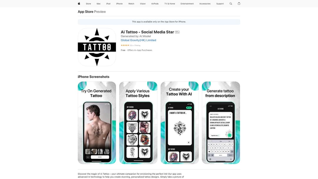 Ai Tattoo - Social Media Star