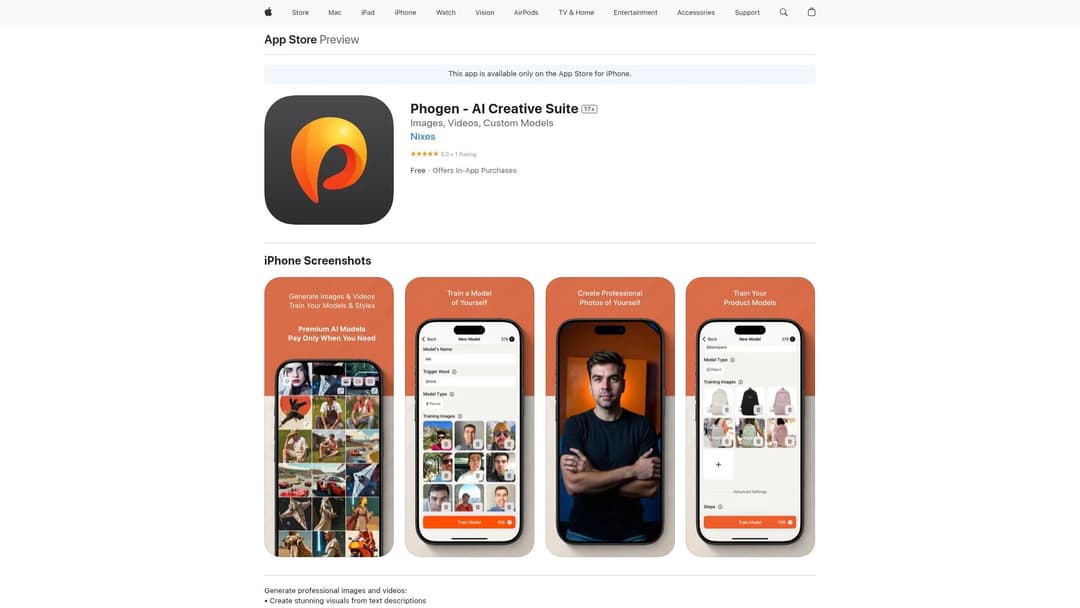 Phogen - AI Creative Suite