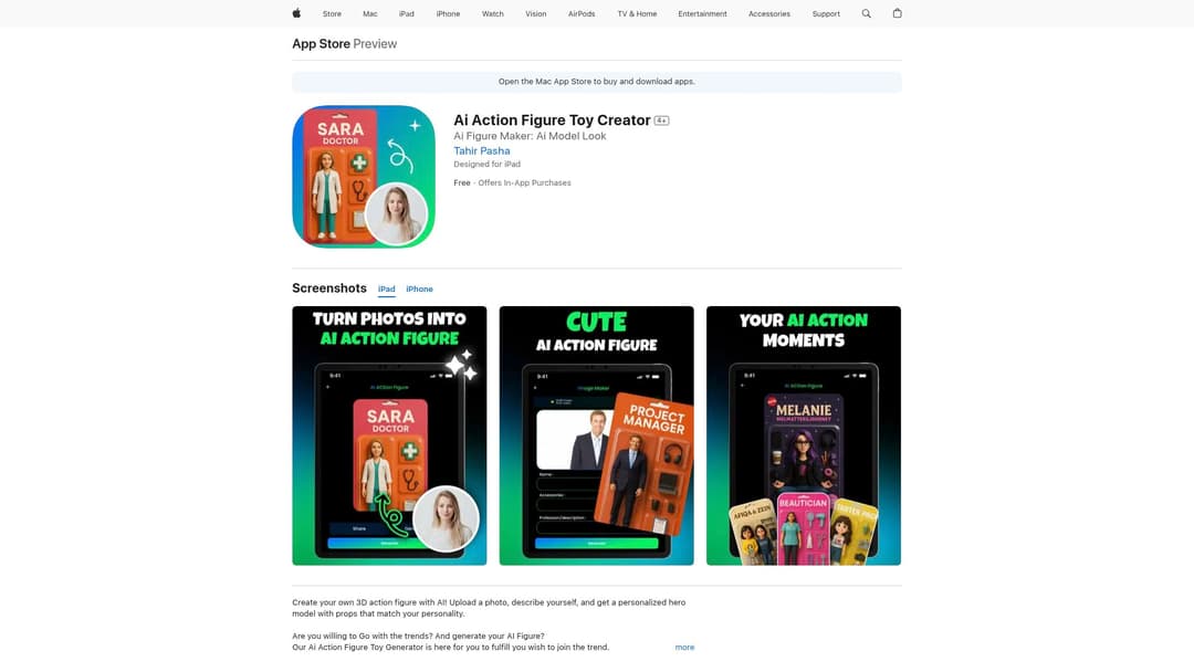 Ai Action Figure Toy Creator