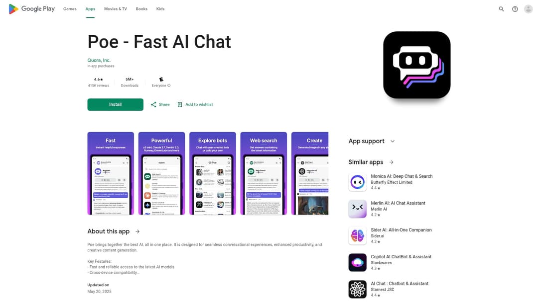 Poe - Fast AI Chat