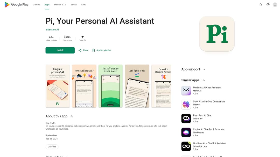 Pi, Your Personal AI Assistant