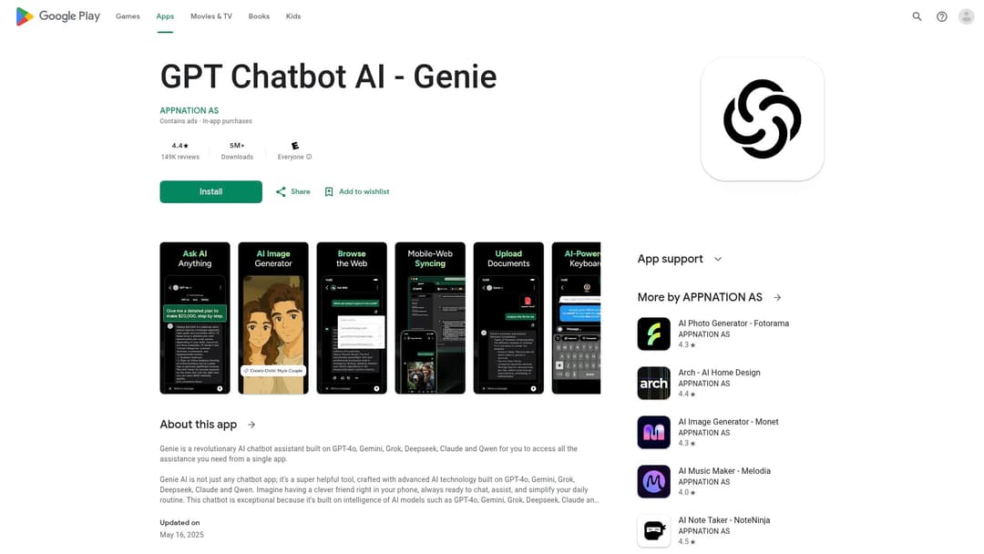 GPT Chatbot AI - Genie