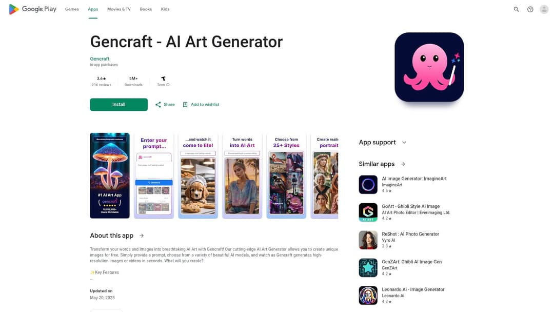 Gencraft - AI Art Generator