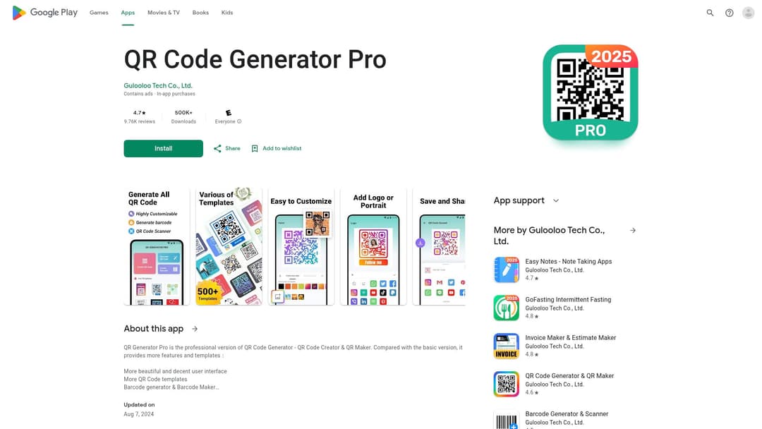 QR Code Generator Pro