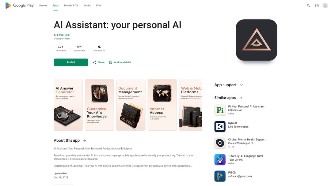 AI Assistant: your personal AI
