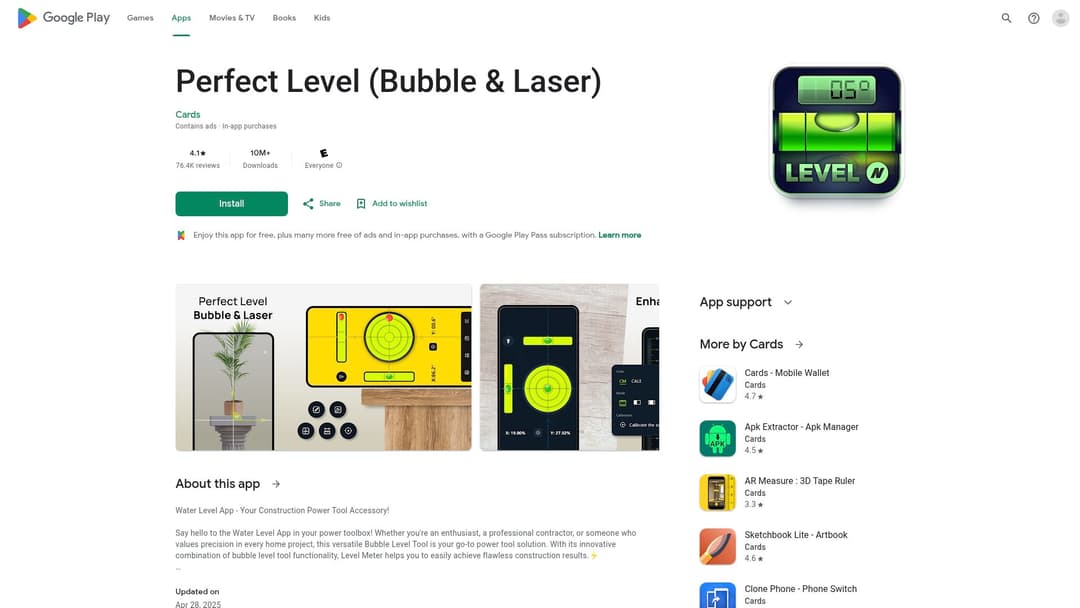 Perfect Level (Bubble & Laser)