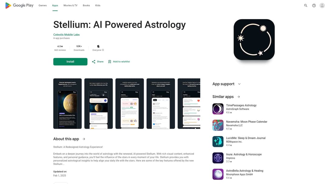 Stellium: AI Powered Astrology