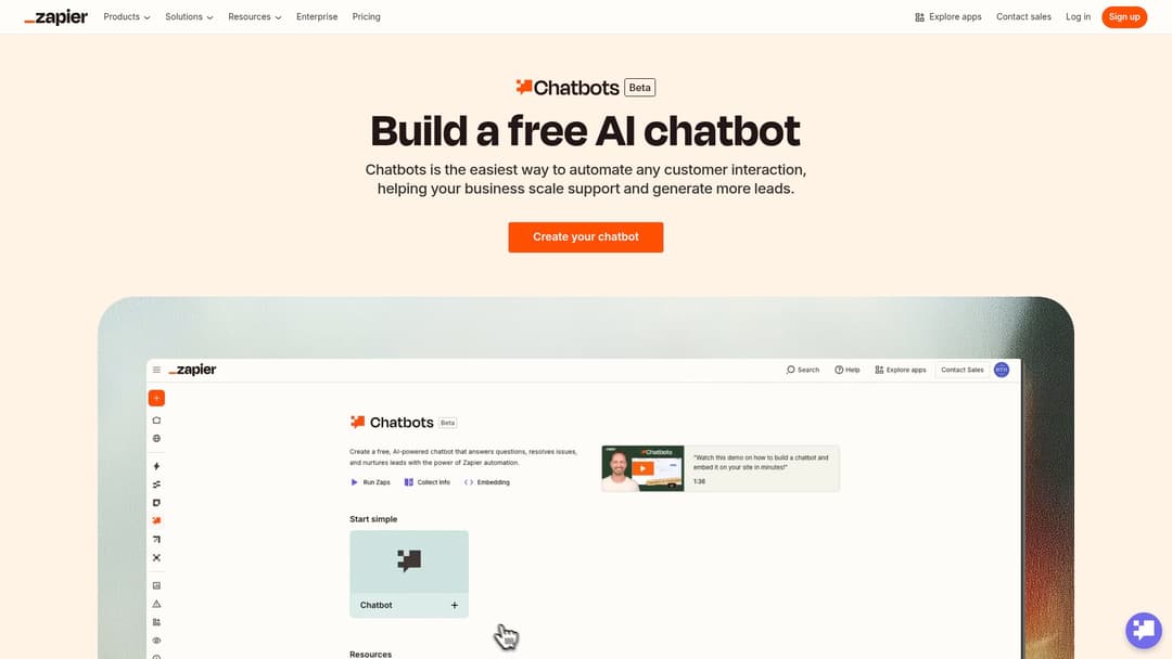 ChatbotsBetaAnswer customer questions with AI chatbots