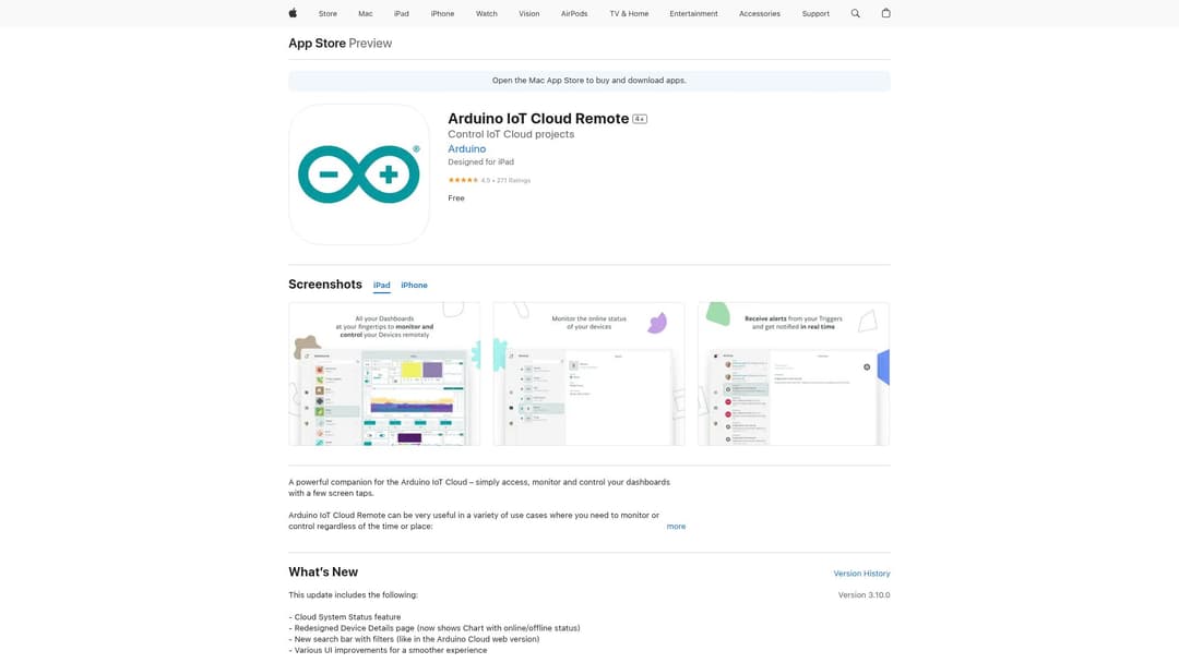 Arduino IoT Cloud Remote