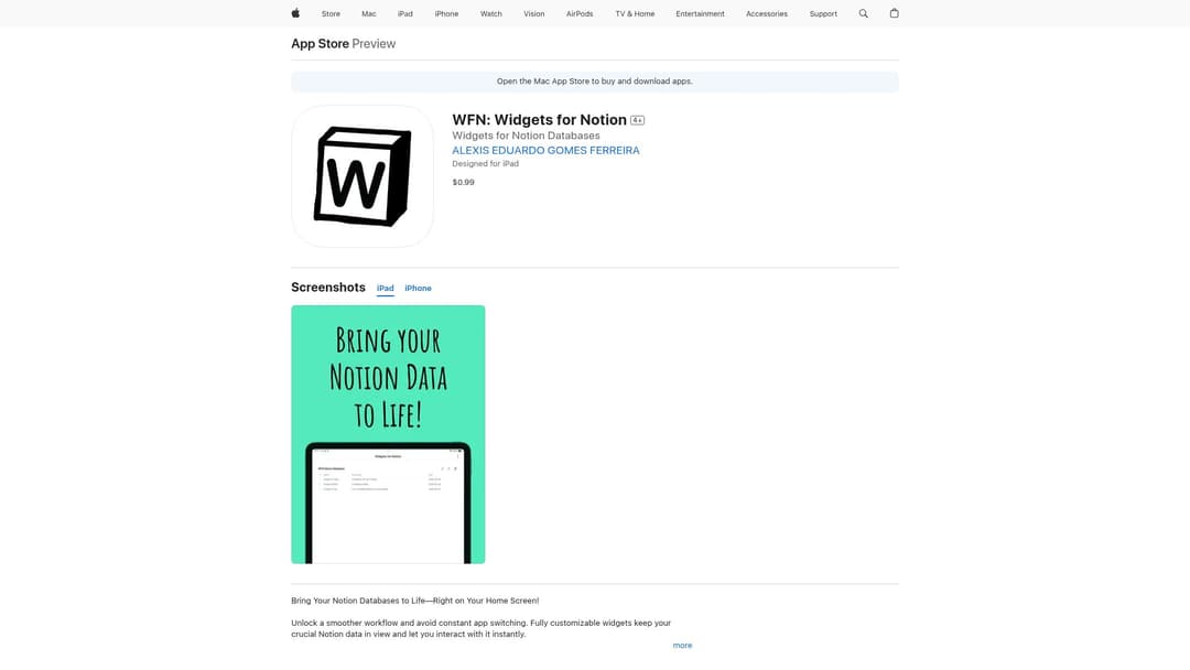 WFN: Widgets for Notion