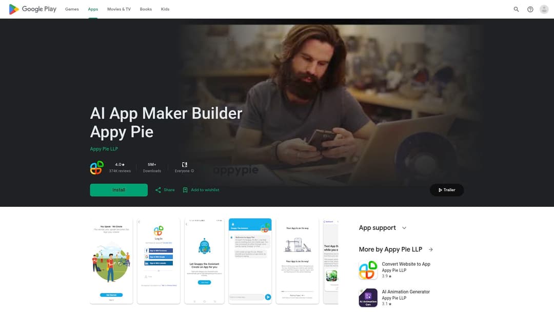 AI App Maker Builder Appy Pie