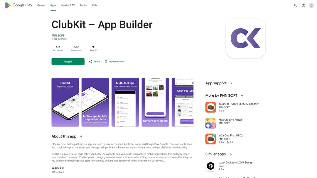 ClubKit – App Builder