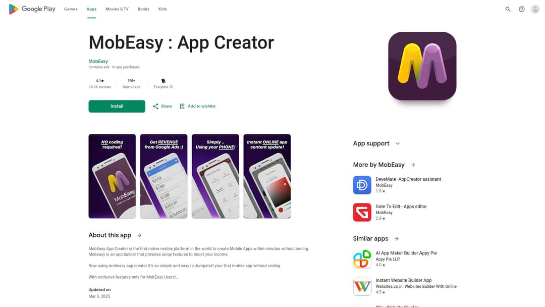 MobEasy : App Creator
