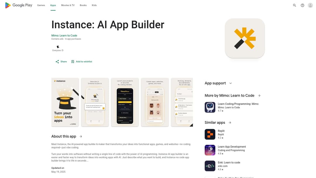 Instance: AI App Builder