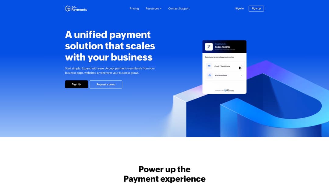 Zoho Payments