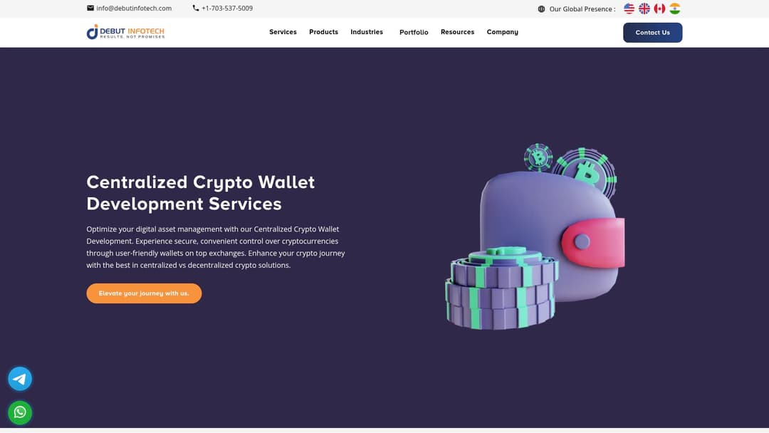 Centralized Crypto Wallet Development