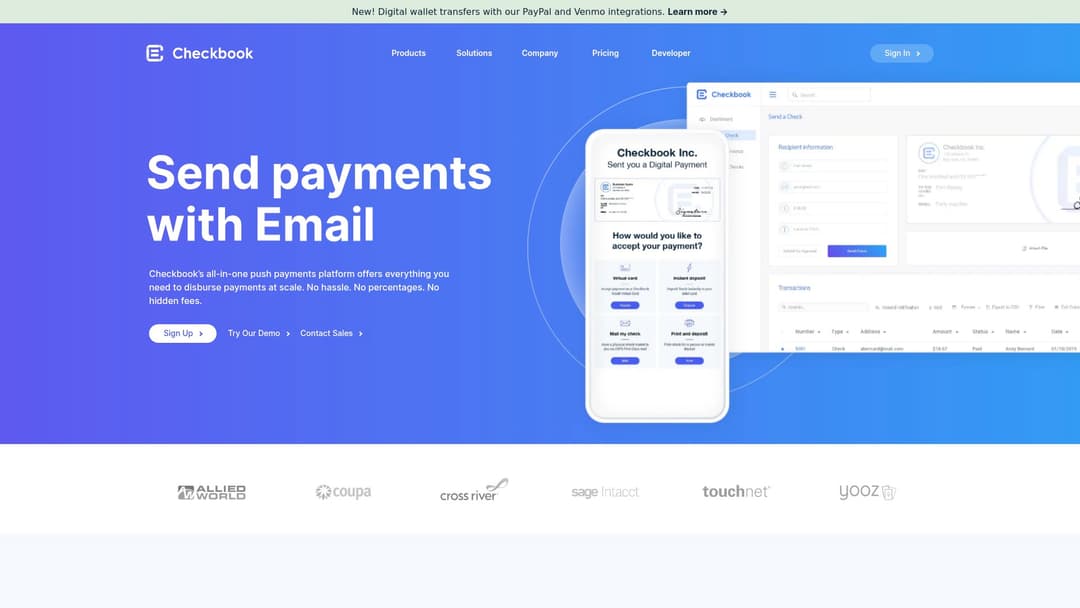 Checkbook.io