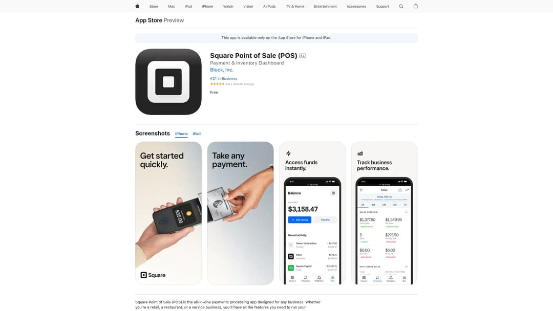 Square Point of Sale (POS)