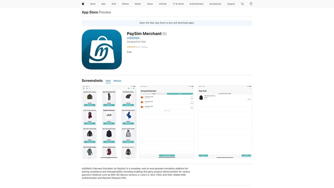 PaySim Merchant