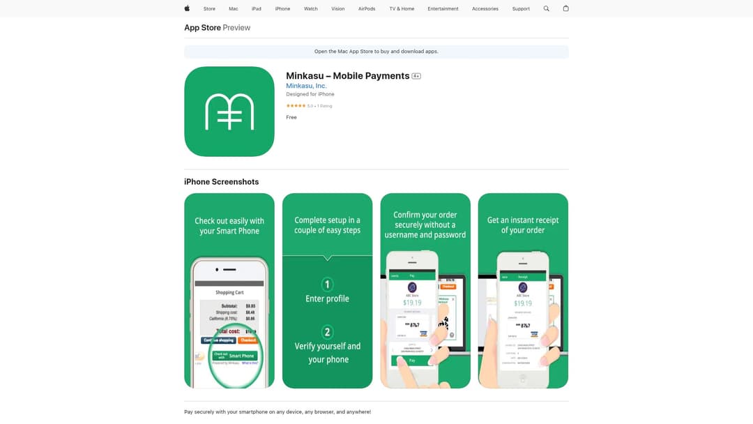 Minkasu – Mobile Payments