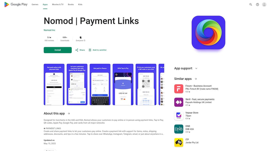 Nomod | Payment Links