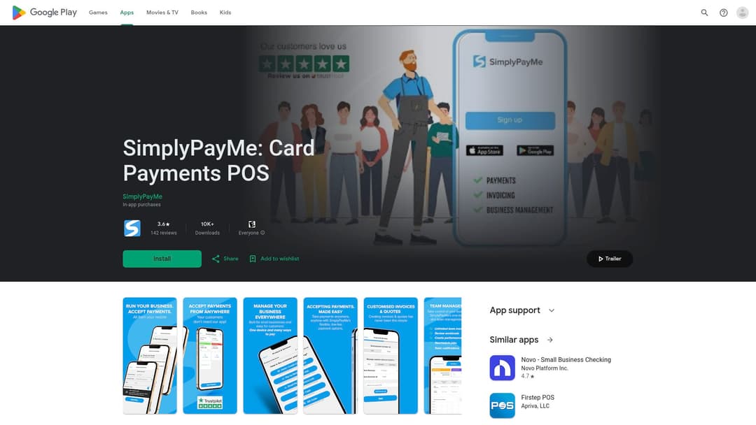 SimplyPayMe: Card Payments POS