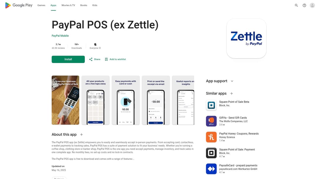 PayPal POS (ex Zettle)